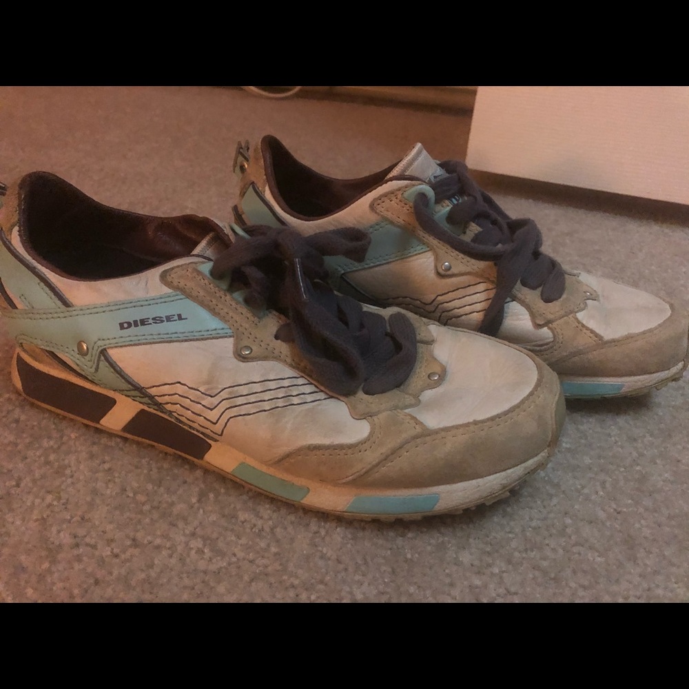 Diesel women’s sneakers- 6.5 US. Used.